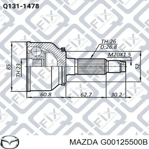 G00125500D Mazda