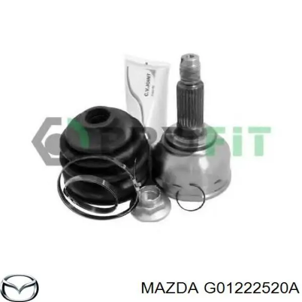 G01222520A Mazda junta homocinética interior delantera derecha