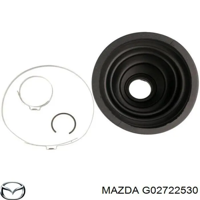 G02722530 Mazda fuelle, árbol de transmisión delantero exterior