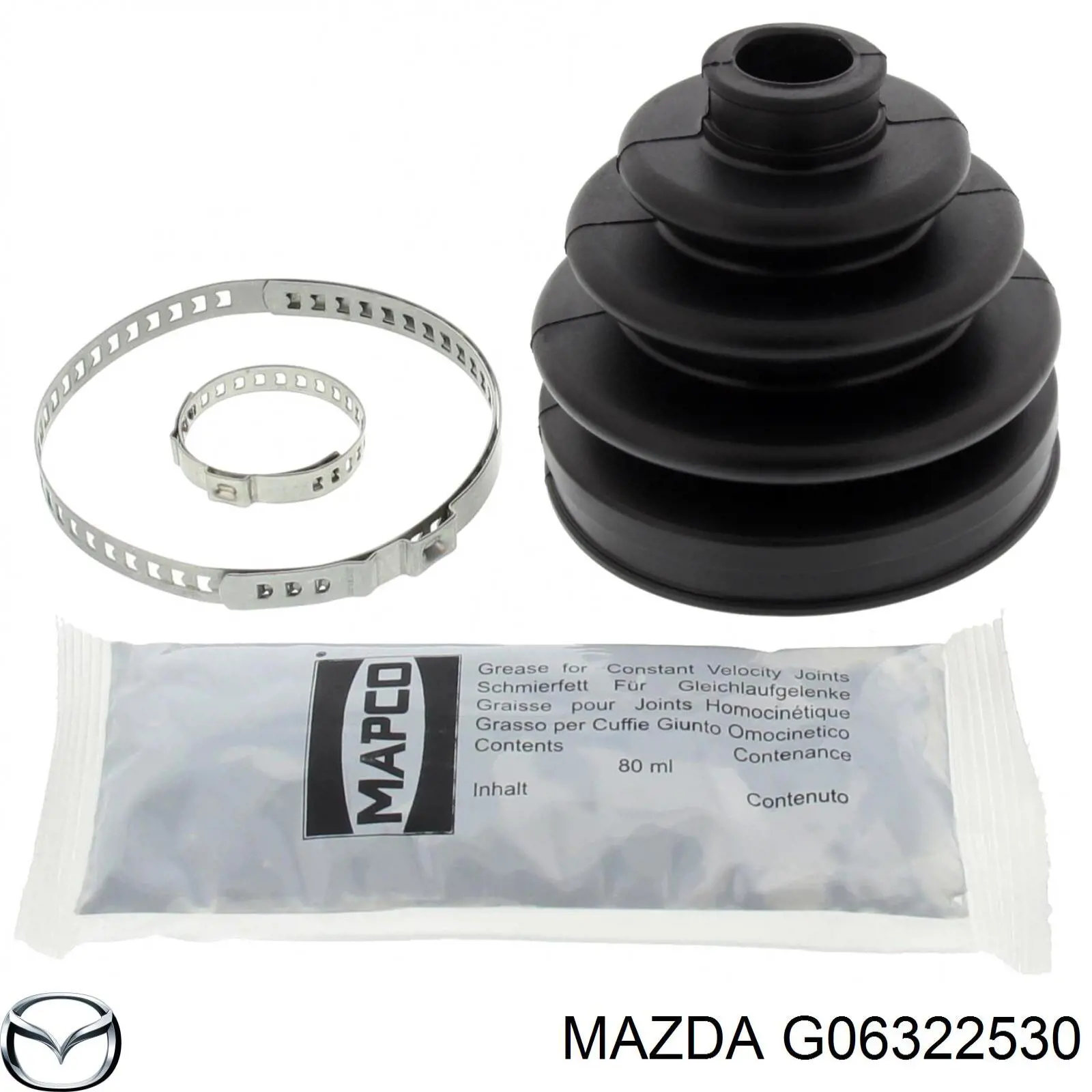 G06322530 Mazda fuelle, árbol de transmisión delantero exterior