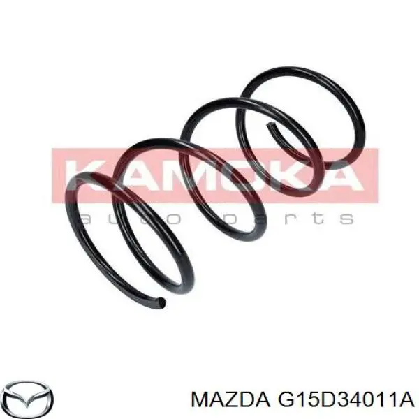 G15D34011A Mazda muelle de suspensión eje delantero