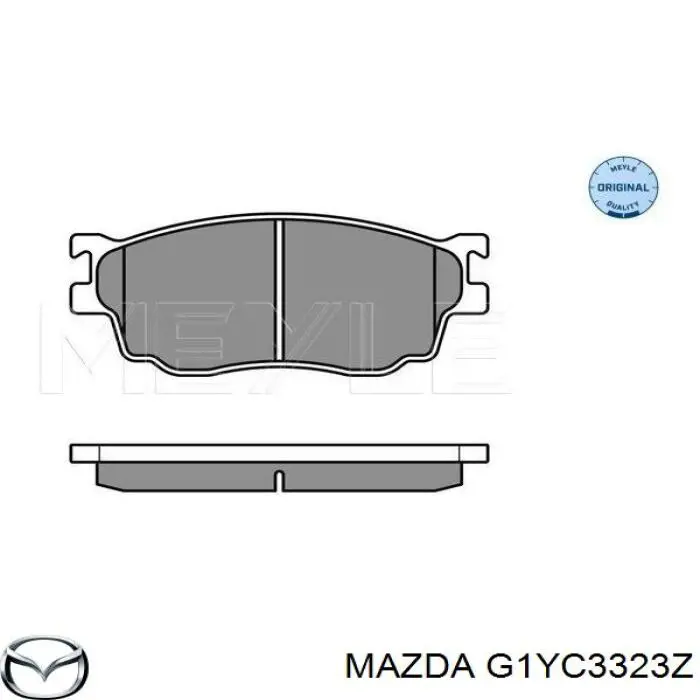 G1YC3323Z Mazda pastillas de freno delanteras