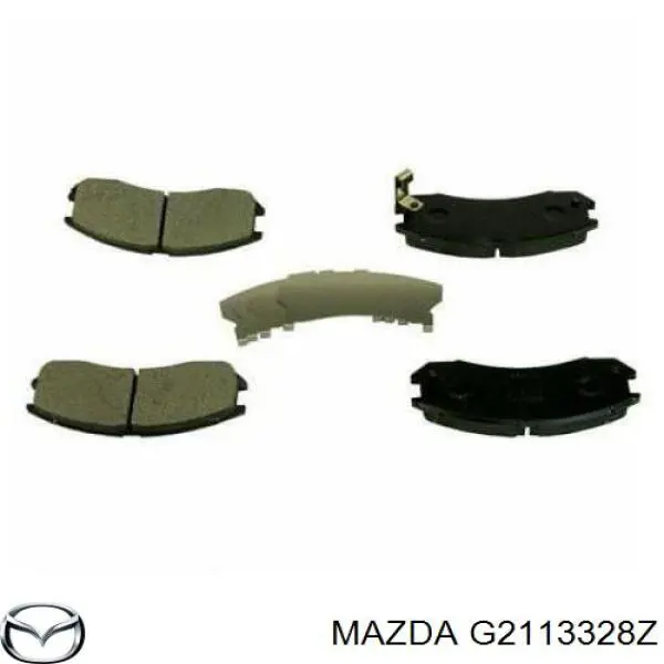 G2113328Z Mazda pastillas de freno delanteras