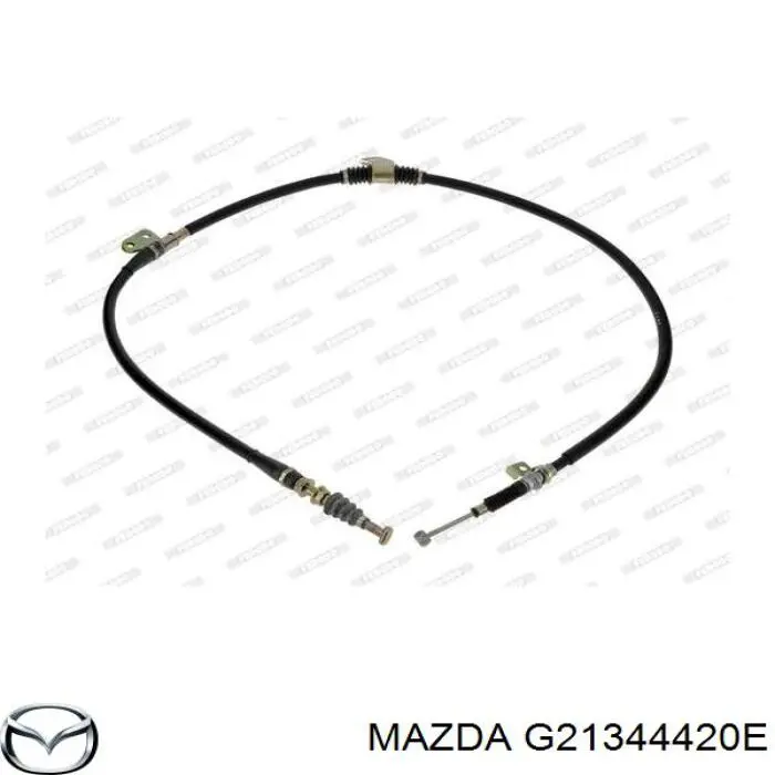 Cable de freno de mano trasero izquierdo para Mazda 626 (GV)