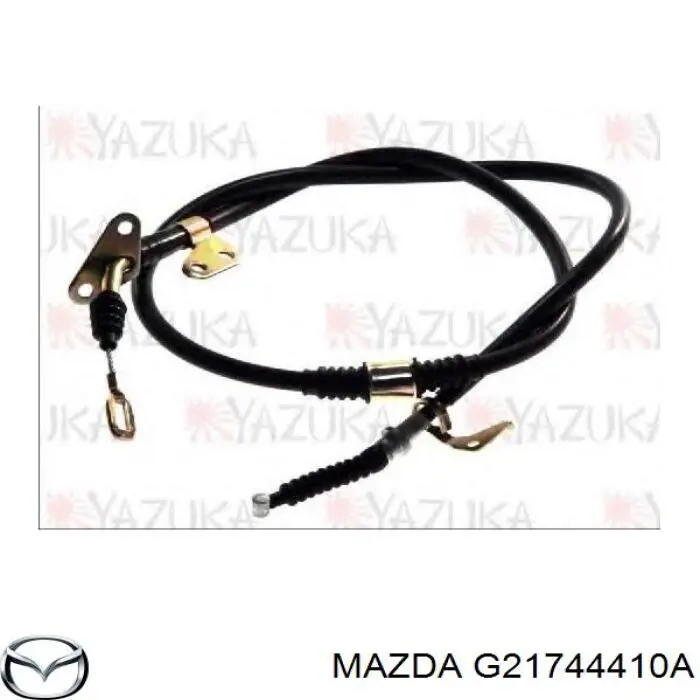 Cable de freno de mano trasero derecho para Mazda 626 (GD)