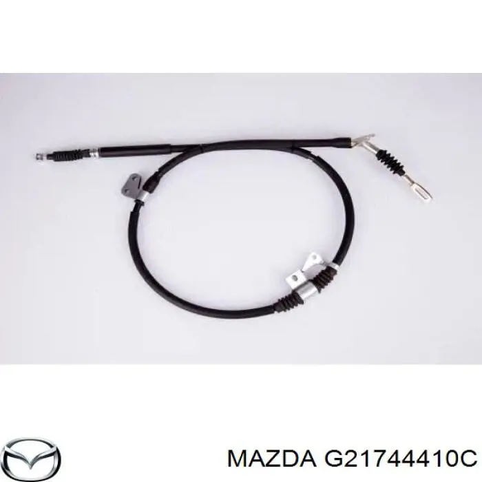 Cable de freno de mano trasero derecho G21744410C Mazda