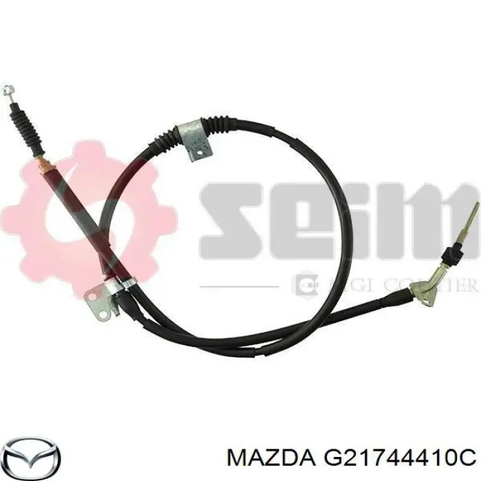 Cable de freno de mano trasero derecho Mazda G21744410C precio, desde 46,93 EUR