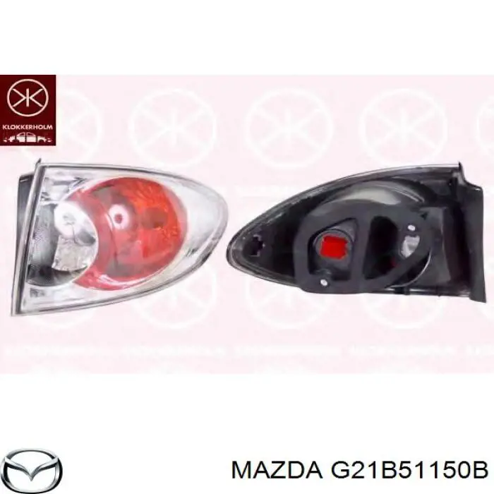 Piloto trasero derecho Mazda G21B51150B precio, desde 75,50 EUR