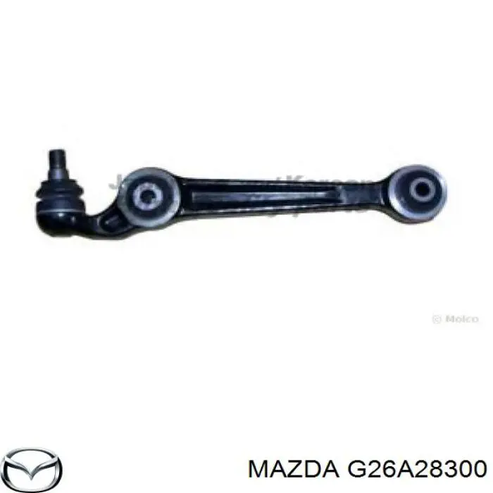 Brazo de suspensión trasero inferior derecho Q0371589 Q-fix