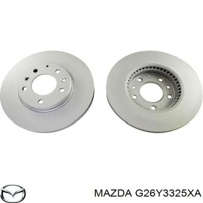 G26Y3325XA Mazda disco de freno delantero