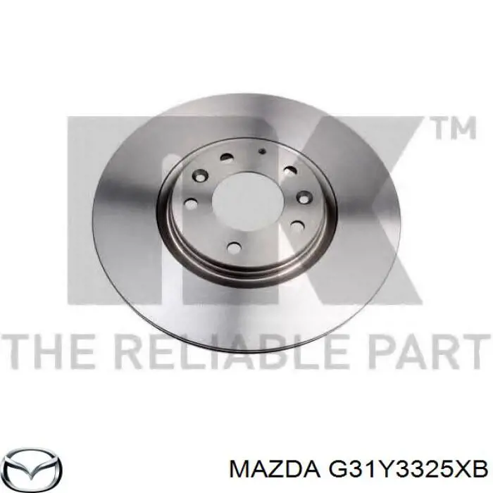 G31Y3325XB Mazda freno de disco delantero