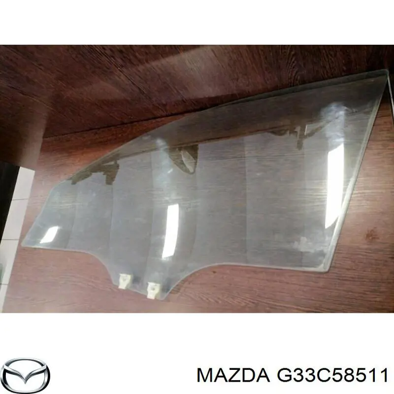 Luna de puerta del pasajero delantero para Mazda 6 (GH)