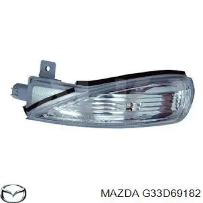 G33D69182 Mazda luz intermitente de retrovisor exterior izquierdo