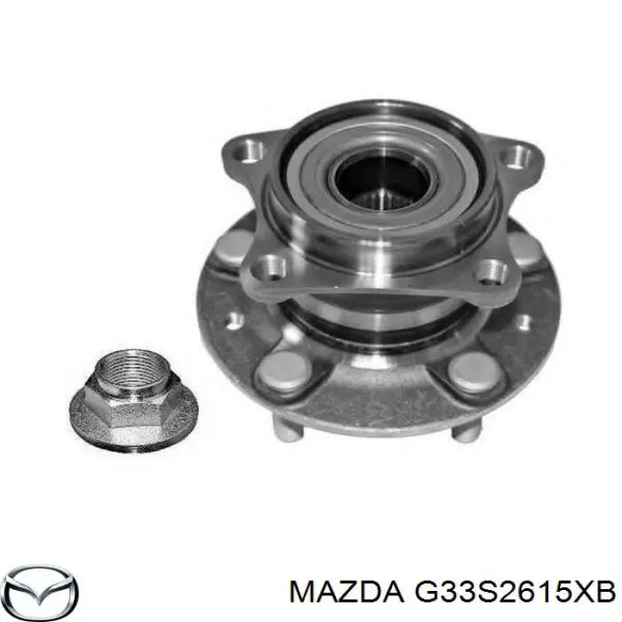 Comprar G33S2615XB Mazda Cubo de rueda, Eje trasero