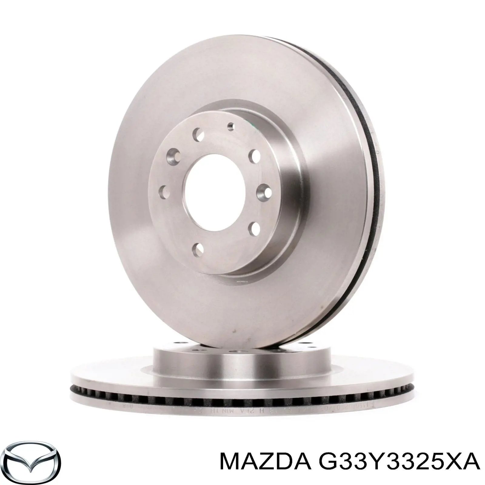 G33Y3325XA Mazda freno de disco delantero