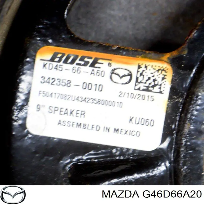 Comprar G46D66A20 Mazda 
