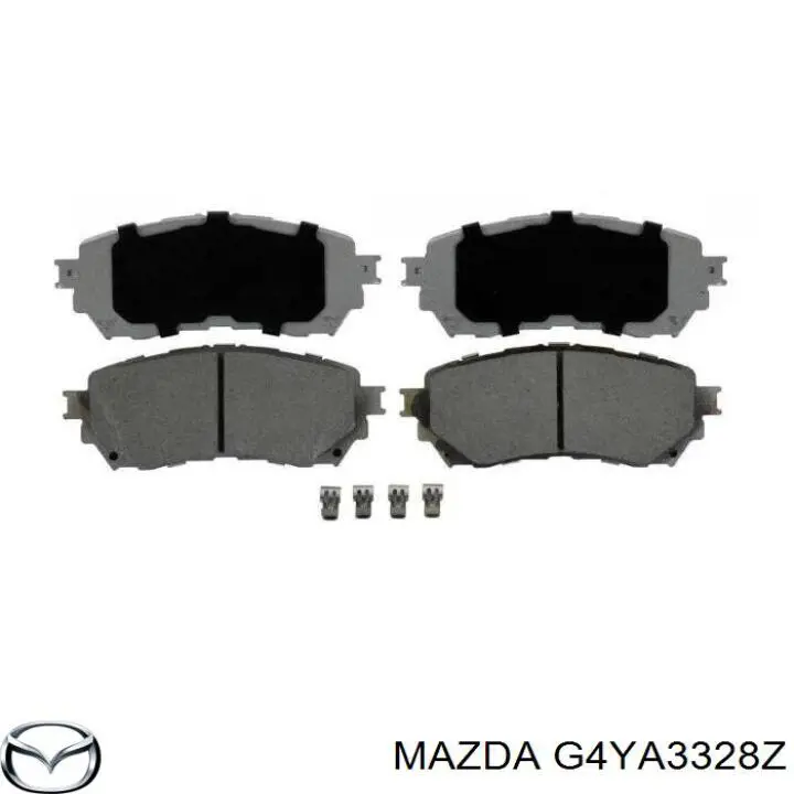 Pastillas freno delanteras Mazda G4YA3328Z precio, desde 38,61 EUR