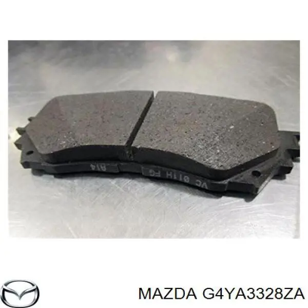 G4YA3328ZA Mazda pastillas de freno delanteras