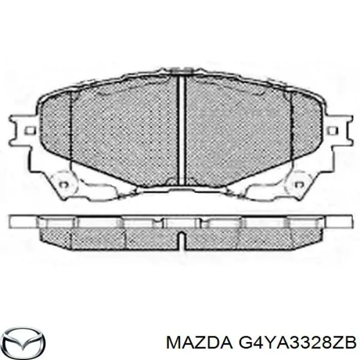 Pastillas freno delanteras Mazda G4YA3328ZB precio, desde 33,00 EUR