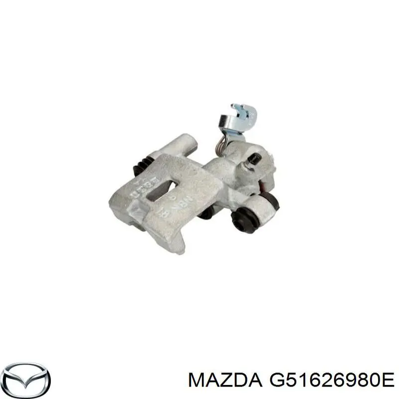 G51626980E Mazda pinza de freno trasero derecho
