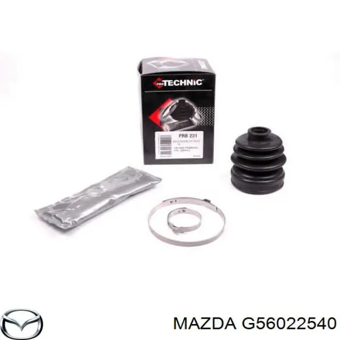 F03722540 Mazda Fuelle palier delantero interior