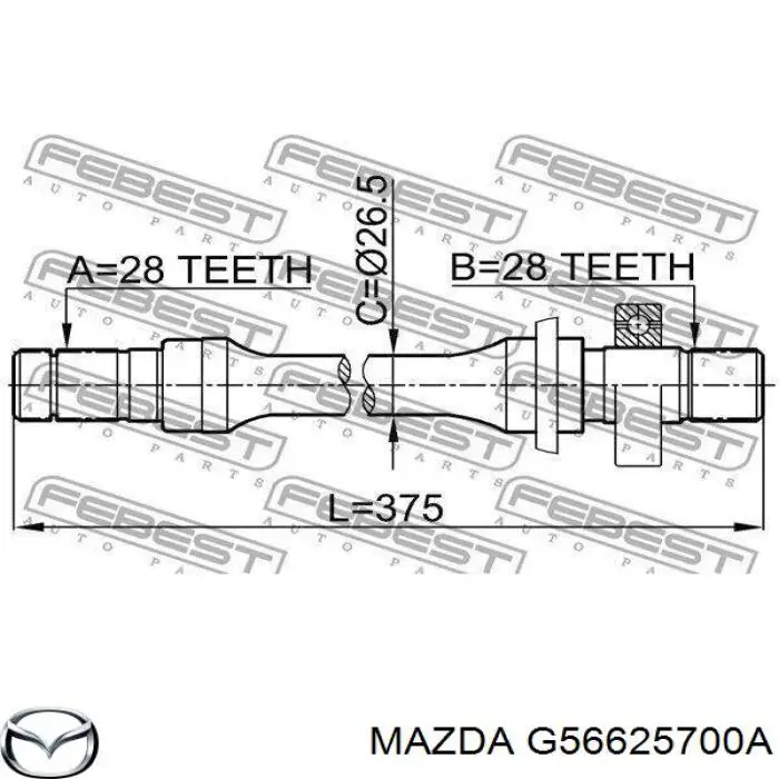 G56625700A Mazda