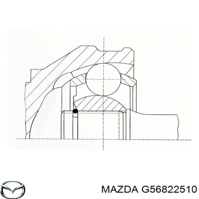 Junta homocinetica G56822510 Mazda