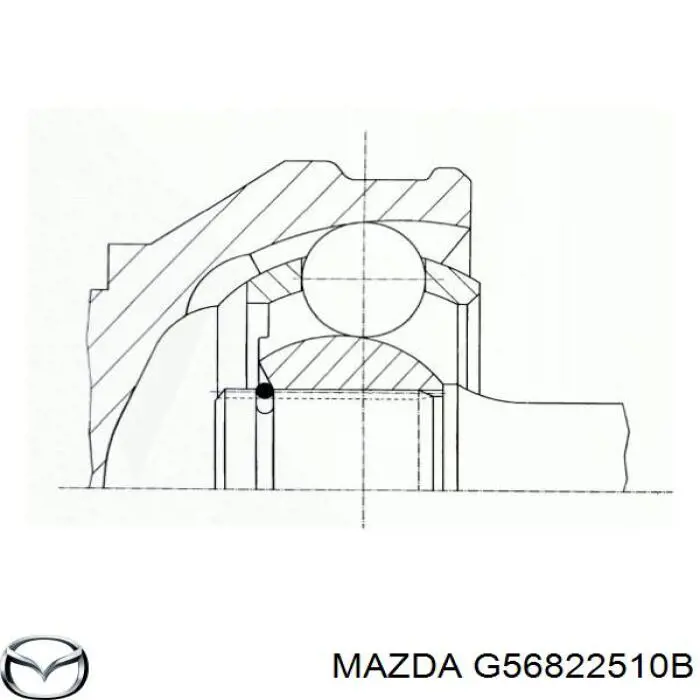 G56822510B Mazda Junta homocinética