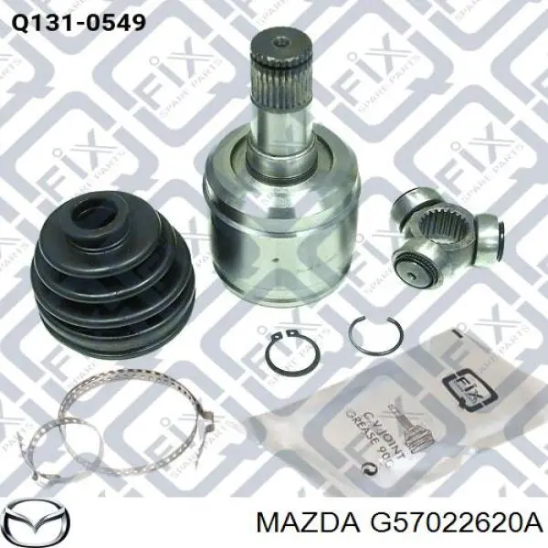 Junta homocinética interna delantera izquierda Mazda G57022620A precio, desde 67,65 EUR