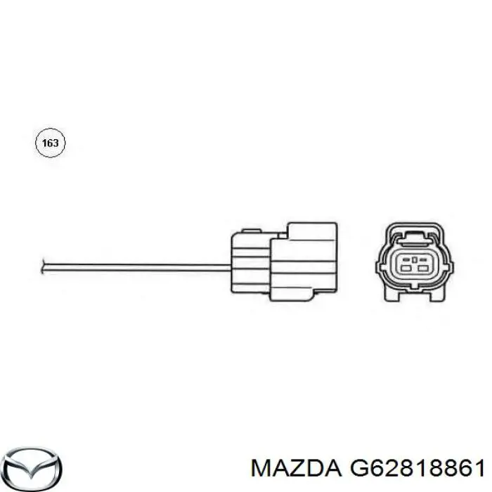 G62818861 Mazda sonda lambda