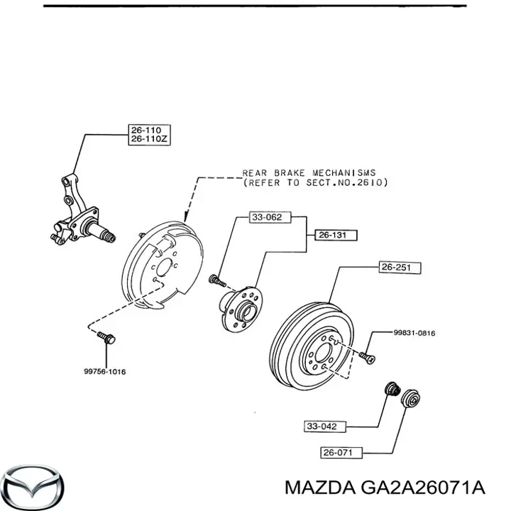 GA2A26071A Mazda