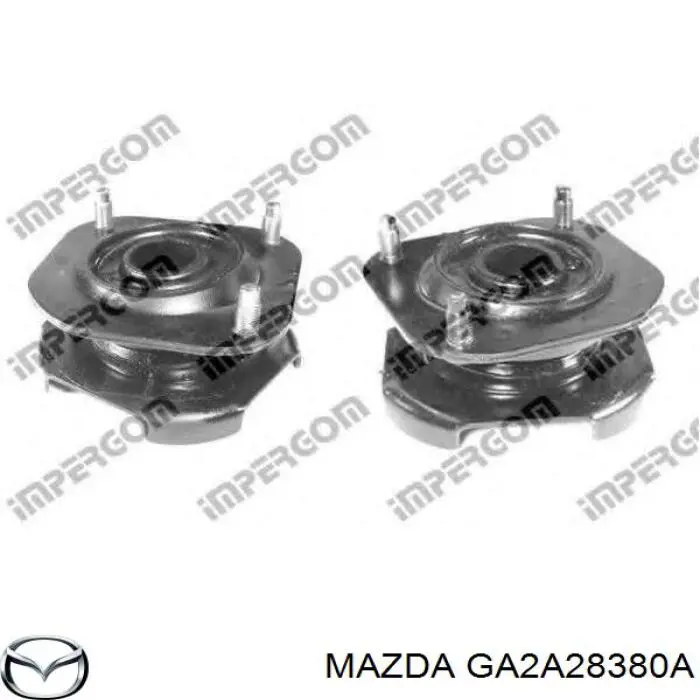 GA2A-28-380A Mazda soporte amortiguador trasero derecho