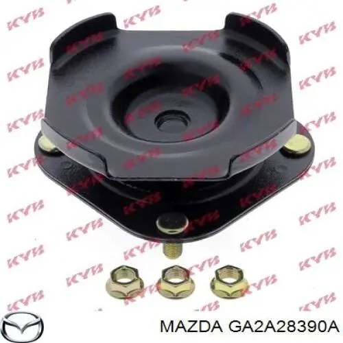 GA2A28390A Mazda soporte amortiguador trasero izquierdo