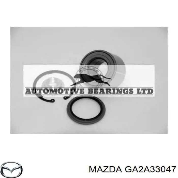 Cojinete de rueda delantero Mazda GA2A33047 precio, desde 30,81 EUR