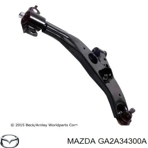 GA2A34300A Mazda barra oscilante, suspensión de ruedas delantera, inferior derecha