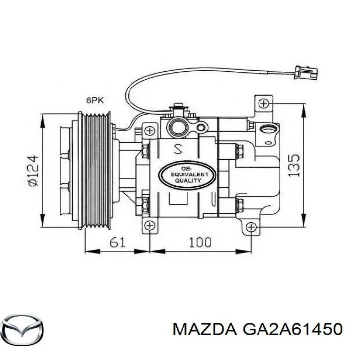 GA2A61450 Mazda