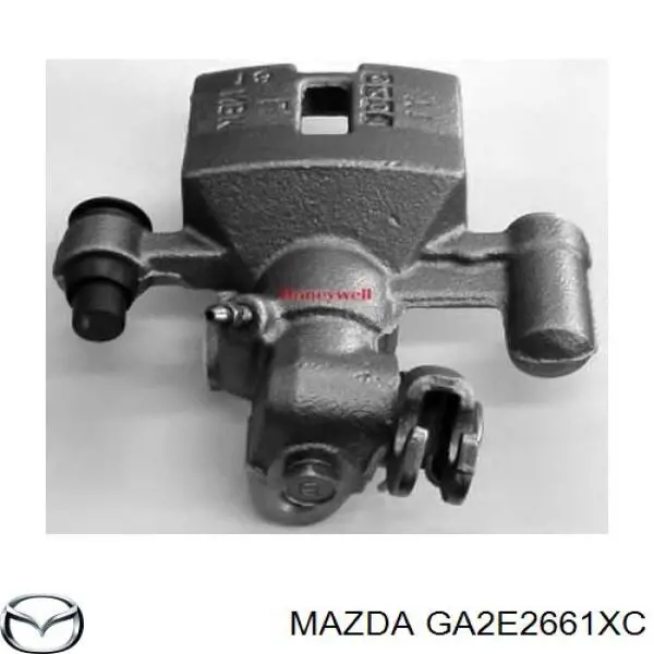 GA2E2661XC Mazda pinza de freno trasero derecho