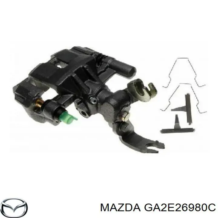 Pinza de freno trasera derecha Mazda GA2E26980C precio, desde 67,88 EUR