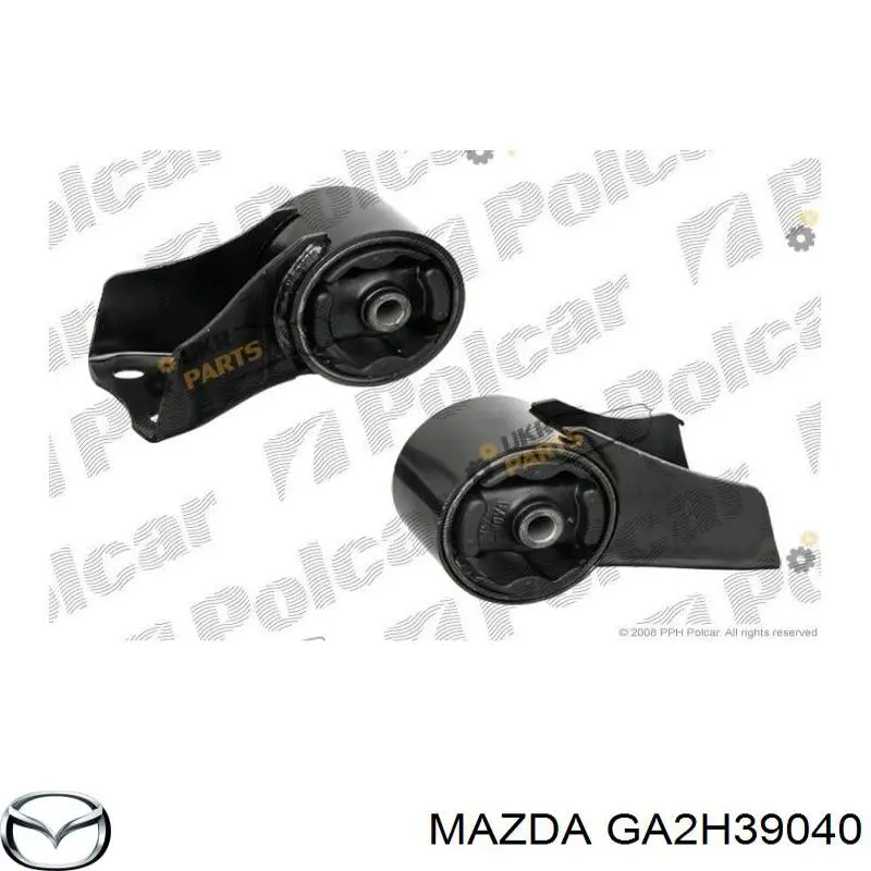 GA2H39040 Mazda soporte de motor trasero