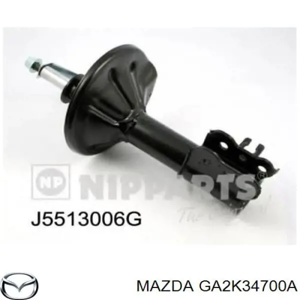 GA2K34700A Mazda amortiguador delantero derecho