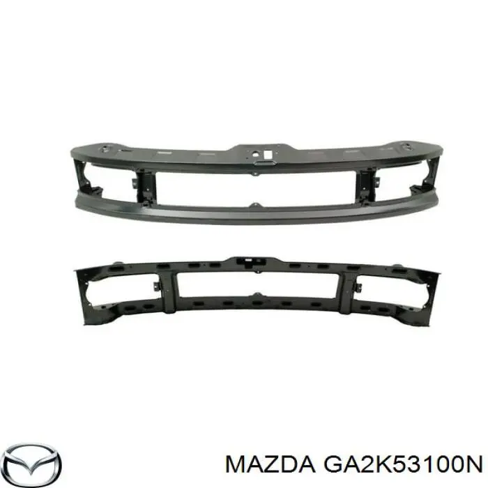 Soporte de radiador completo (panel de montaje para foco) para Mazda 626 IV GE