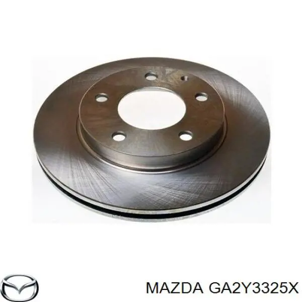 GA2Y3325X Mazda disco de freno delantero