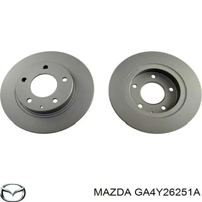 GA4Y26251A Mazda disco de freno trasero