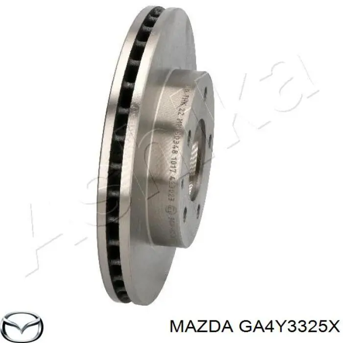 Disco de freno GA4Y3325X Mazda