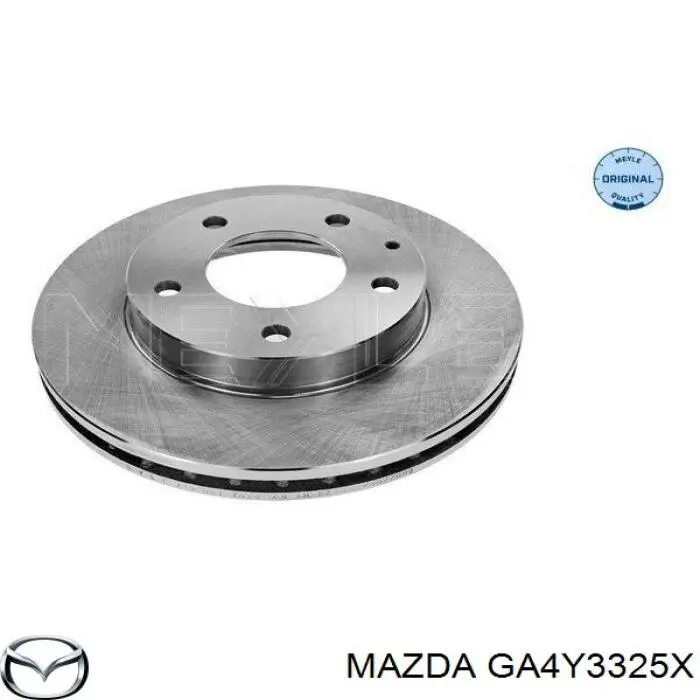 GA4Y3325X Mazda freno de disco delantero