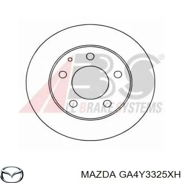 Frenos delanteros Mazda GA4Y3325XH precio, desde 32,98 EUR