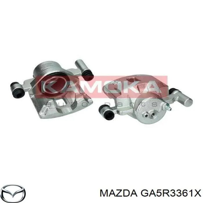 Pinza de freno delantera derecha GA5R3361X Mazda