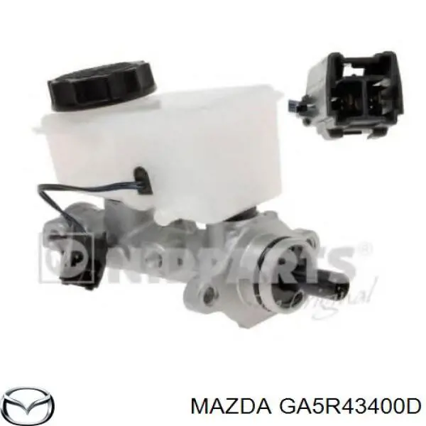 GA5R43400D Mazda bomba de freno