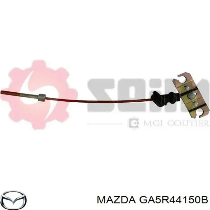 GA5R44150B Mazda cable de freno de mano delantero
