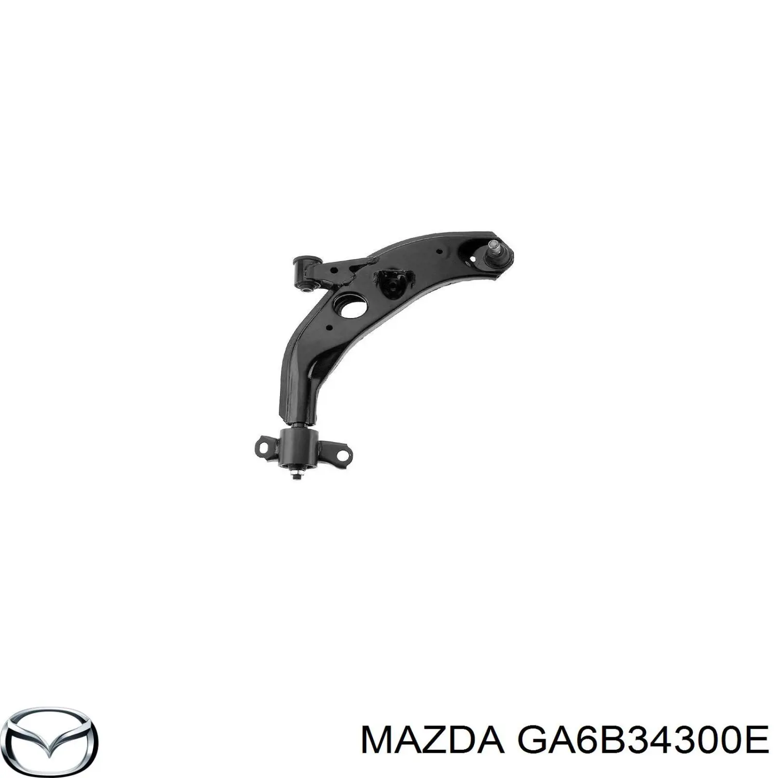 GA6B34300E Mazda barra oscilante, suspensión de ruedas delantera, inferior derecha